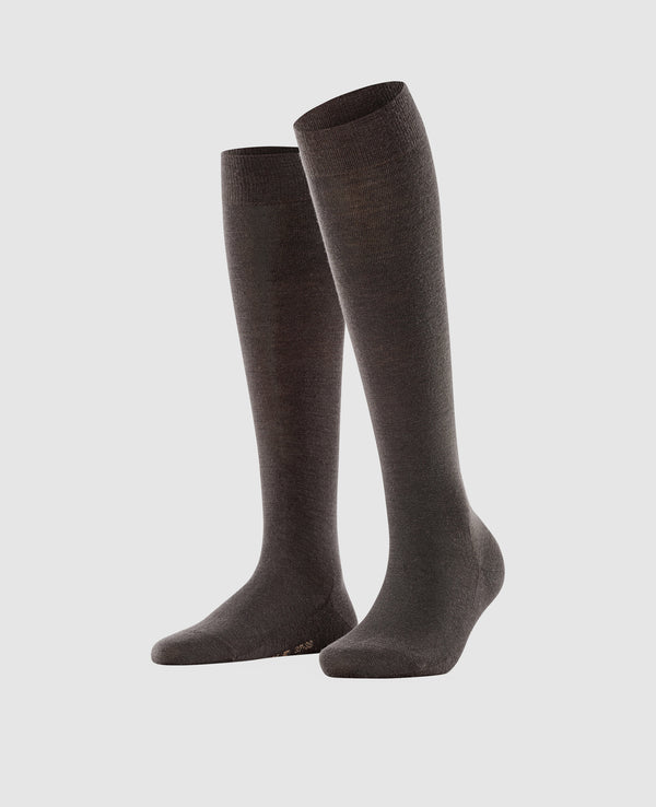 Falke Softmerino Women Knee-high Tights - Dark Brown