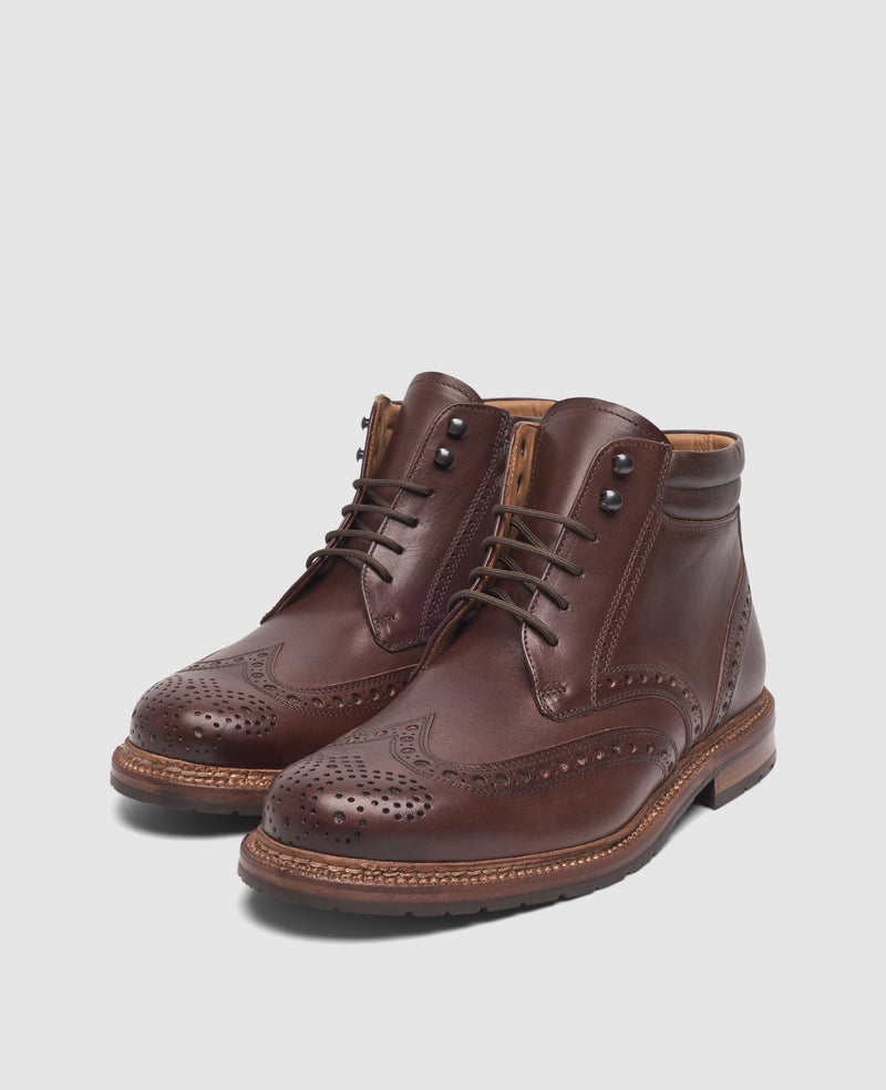 Janosh K Full Brogue BC - Dark Brown