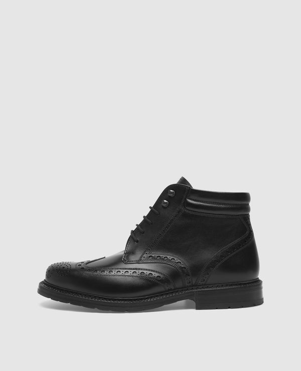 Janosh K Full Brogue BC - Black