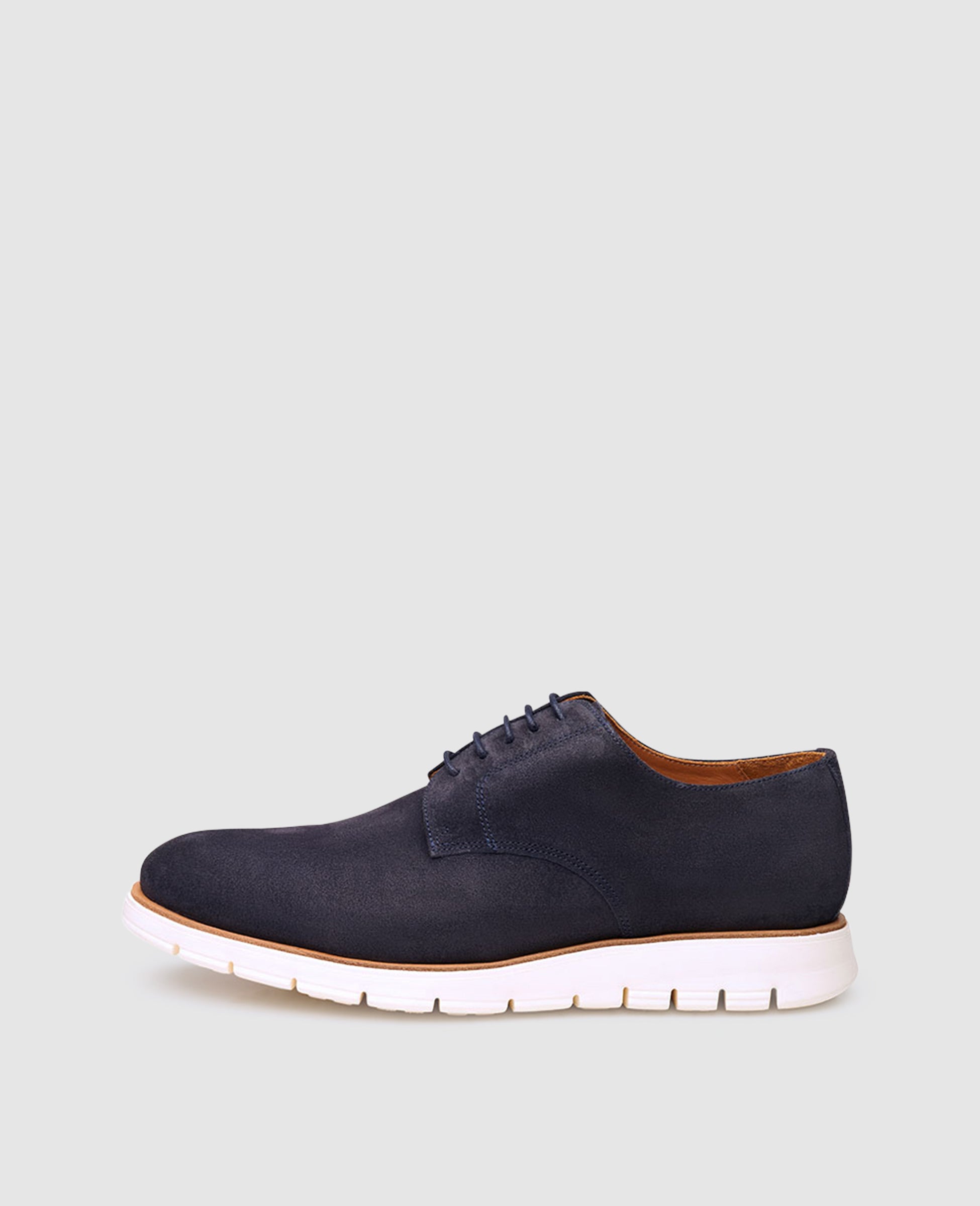 ‘Ultra Light’ | Casual Plain Derby for Men in Velour Leather | Shoepassion